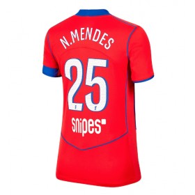 Paris Saint-Germain Nuno Mendes #25 Tredje Kläder Dam 2025-26 Kortärmad